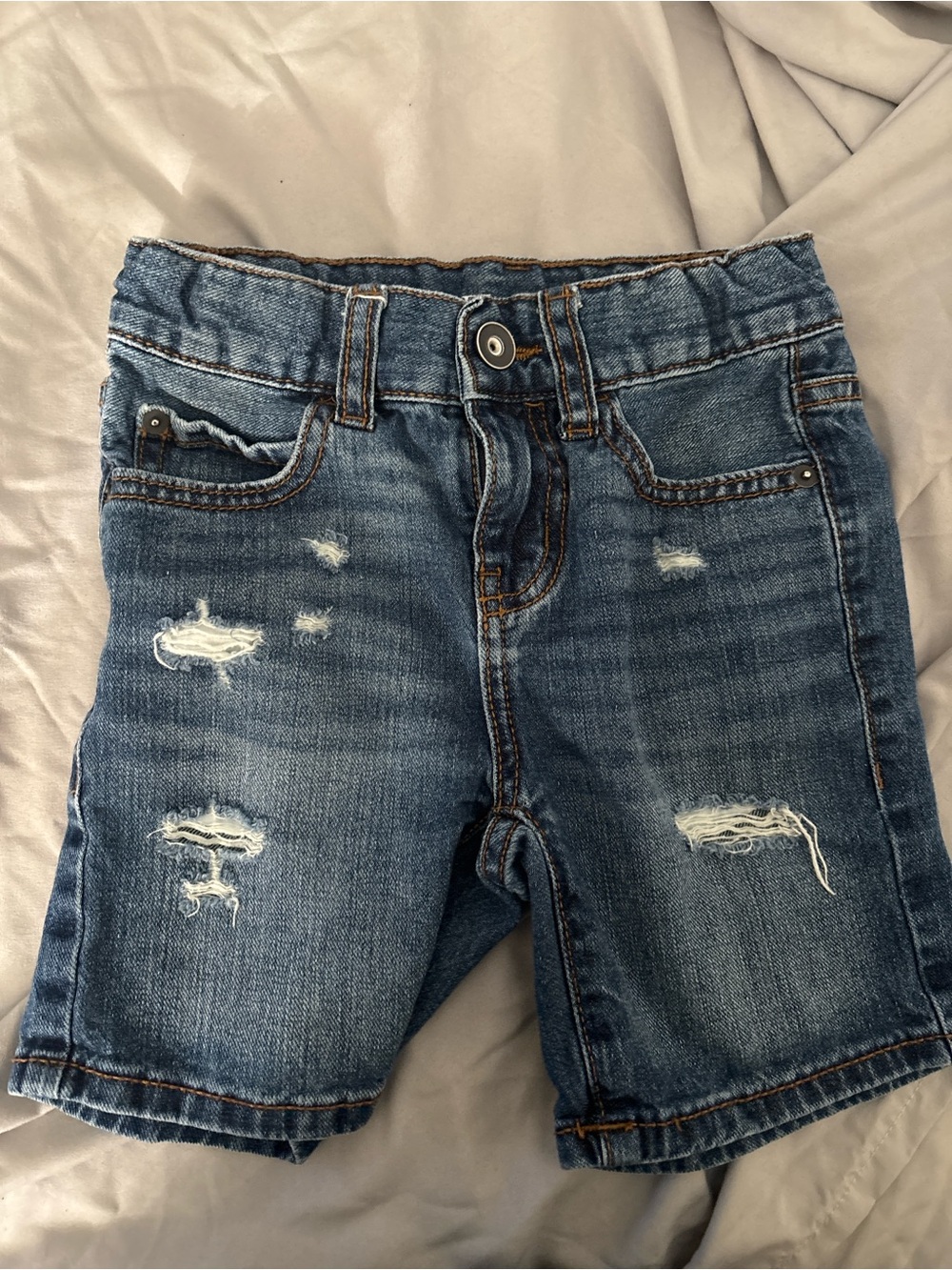 The Children's Place Distressed Denim Shorts - Blue